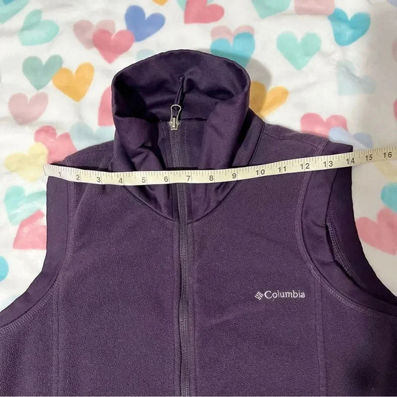 Columbia Benton Springs purple color sleeves vest women’s Size M - Picture 10 of 10